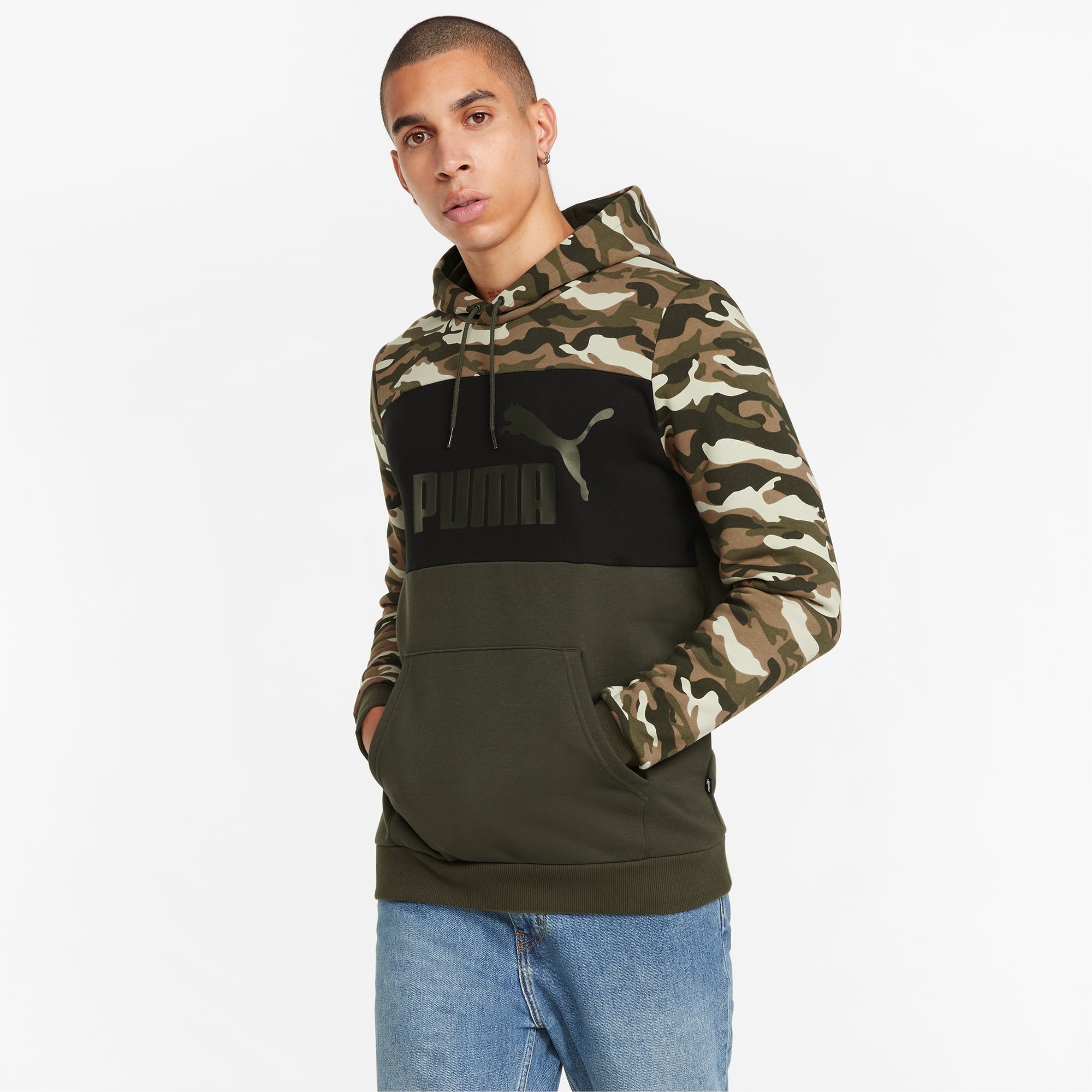 Puma camouflage hoodie hot sale